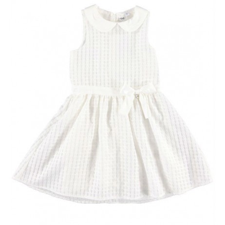 Vestido crema niña de IDO