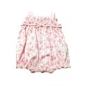 Pelele corto rosa bebe niña de Paz Rodriguez