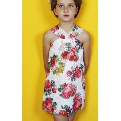 Vestido recto estampado de Naxos