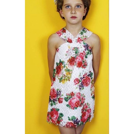 Vestido recto estampado de Naxos