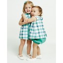 Vestido cuadros bebe niña de Ñaco