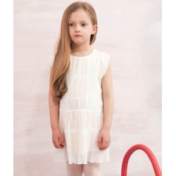 Vestido ceremonia rosa niña de Carrement Beau