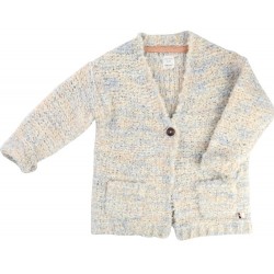 Chaqueta punto multicolor niña de Carrement Beau