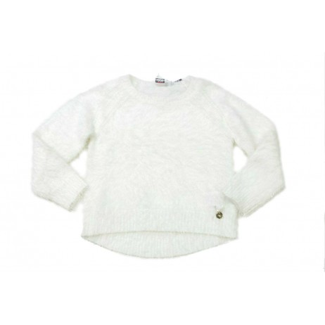 Jersey blanco roto niña de IDO