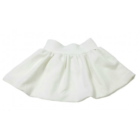 Falda crema niña de IDO