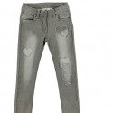 Pantalón vaquero gris niña de IDO