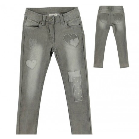 Pantalón vaquero gris niña de IDO
