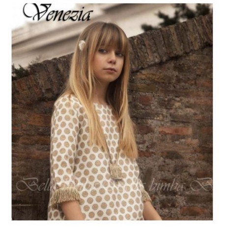 Vestido niña Lunares Venezia de Bella Bimba