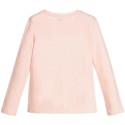 Camiseta rosa lazo niña de Le Chic