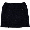 Falda azul marino lentejuelas niña de Le Chic