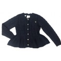 Chaqueta punto azul marino niña de Le Chic