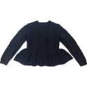 Chaqueta punto azul marino niña de Le Chic