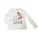 Camiseta crema niña de Artigli Girl