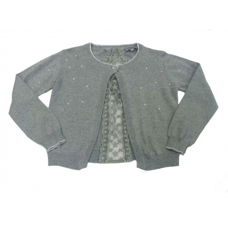Chaqueta punto niña gris de Artigli Girl