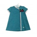 Vestido turquesa bebe niña de Elisa Menuts
