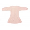 Vestido punto rosa pálido bebe niña de Paz Rodriguez