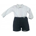 Conjunto gris bebe niño de Elisa Menuts
