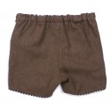 Bermuda marrón bebe niño de Elisa Menuts