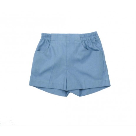 Bermuda azul bebe niño de Fina Ejerique