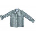 Camisa cuadros verde niño de Nachete