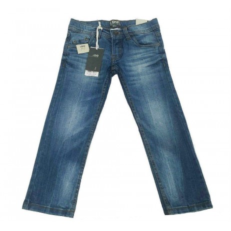 Pantalón vaquero azul desgastado niño de IDO