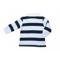 Polo rayas bebe niño celeste y marino de IDO