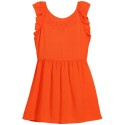 Vestido naranja niña de Carrement Beau