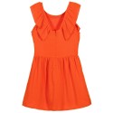 Vestido naranja niña de Carrement Beau