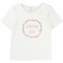 Camiseta niña blanca logo de Carrement Beau