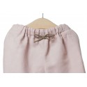 Pantalon lino rosa topo niña de Fina Ejerique