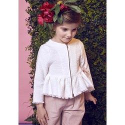 Chaqueta blanco roto niña de Fina Ejerique
