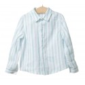 Camisa rayas niño verde agua de Fina Ejerique