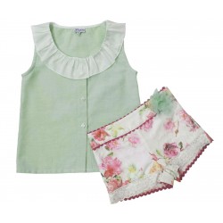 Conjunto niña flores de Naxos