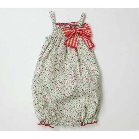 Pelele tela estampado bebe niña de Fina ejerique