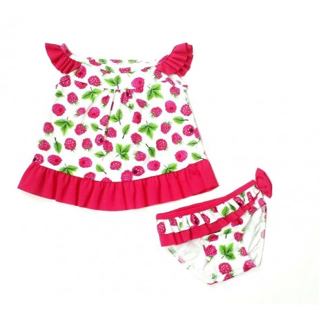 Conjunto baño moras bebe niña de Sardon