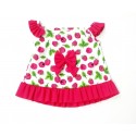 Vestido frambuesas bebe niña de Sardón