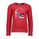 Camiseta roja niña zapato de Le Chic
