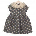 Vestido gris marengo y estrellas de Fina Ejerique