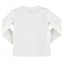 Camiseta crema niña lazo de Le Chic