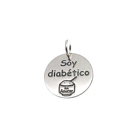 Colgante " Soy diabético"